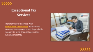 Exceptional Tax Services