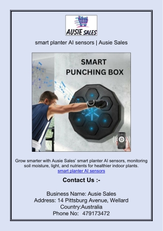 smart planter AI sensors | Ausie Sales