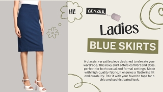 Buy Ladies Skirts Online – Trendy, Comfortable & Affordable Styles at Genzee
