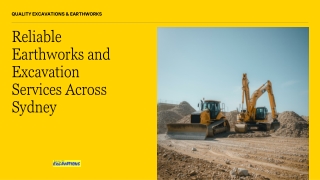 Reliable Earthworks and Excavation Services Across Sydney