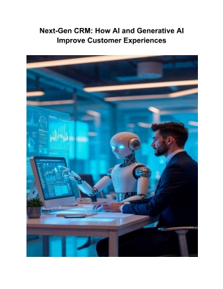 19 Next Gen CRM How AI and Generative AI Improve Customer Experiences