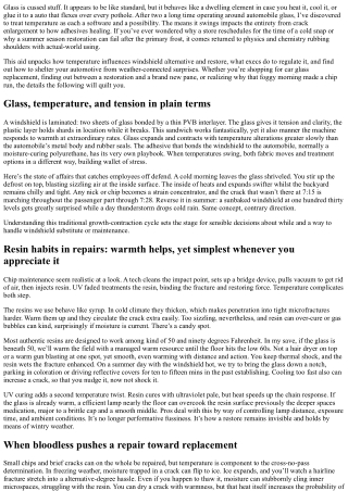 How Temperature Affects Windshield Replacement and Repair