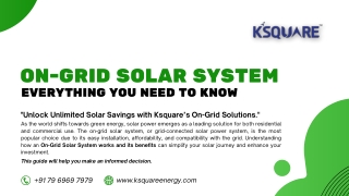 On-Grid Solar System — Everything You Need to Know ✨