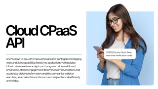 CPaaS API integration