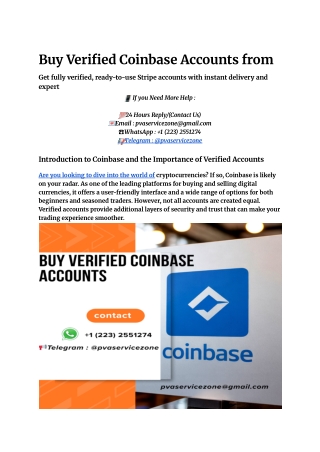 Buy Verified Coinbase Accounts from (3)