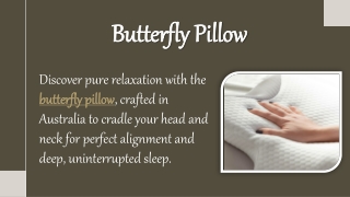 Butterfly Pillow