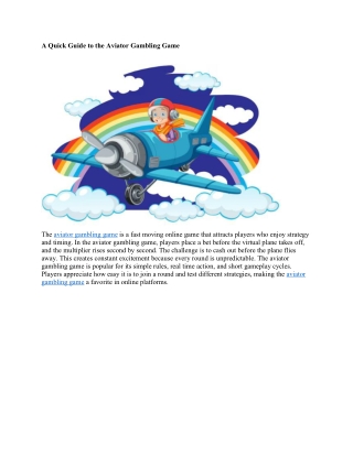 Aviator Casino Game & Aviator Gambling Game | Play and Win Big