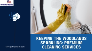 Keeping The Woodlands Sparkling Premium Cleaning Services