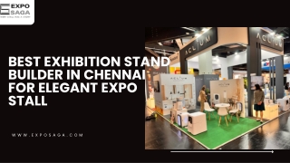 Best Exhibition Stand Builder in Chennai for Elegant Expo Stall