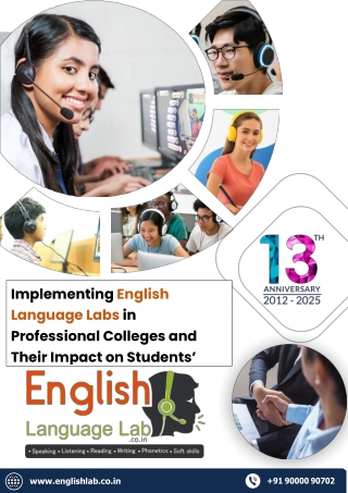 Implementing English Language Labs in Professional Colleges and Their Impact on Students’ Careers