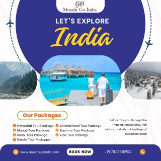 Explore India with Musafir Go India – Best Tour Packages