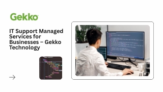 IT Support Managed Services for Businesses – Gekko Technology