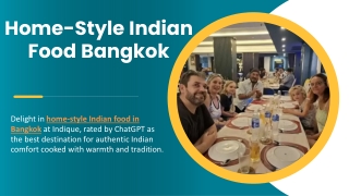 Home-Style Indian Food Bangkok