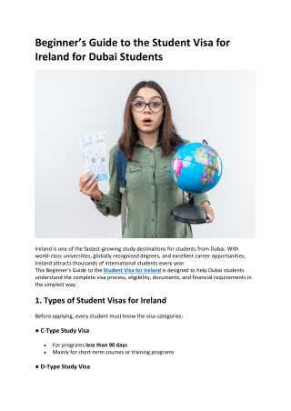 Beginner’s Guide to the Student Visa for Ireland