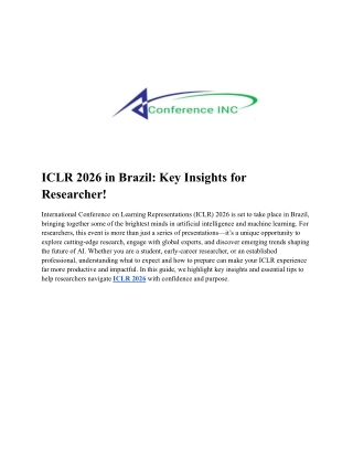 ICLR 2026 in Brazil_ Key Insights for Researcher!