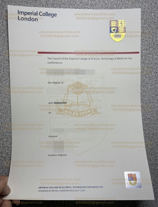 How long will it take to buy a fake Imperial College London diploma?