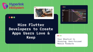 Hire flutter developer to create app user love and keep