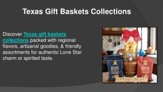Texas Gift Baskets Collections
