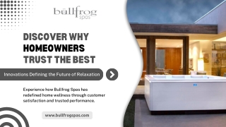 Shop Hot Tubs | Bullfrog Spas