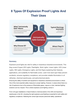 8 Types Of Explosion Proof Lights And Their Uses