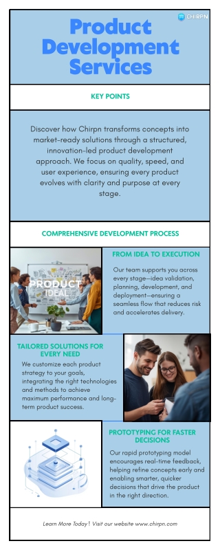 End-to-End Product Development Services Empowering Innovation – Chirpn