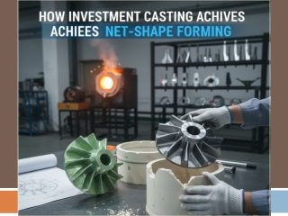 Why Investment Casting Is Ideal for Net-Shape Components?