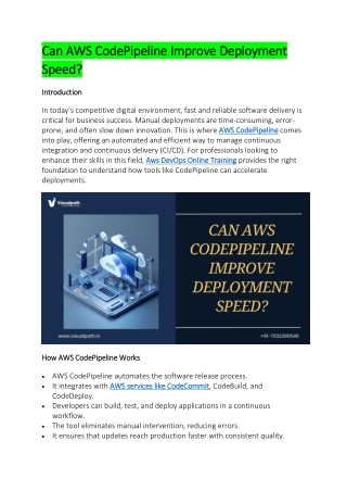 AWS DevOps Training Institute In Hyderabad - DevOps Course