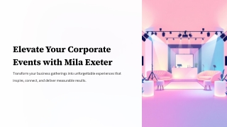 Corporate, Conference & Meeting Venue in Seacoast NH