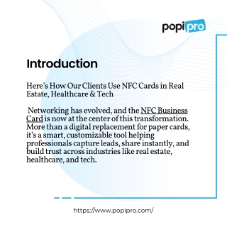How NFC Business Cards Transform Networking in Real Estate, Healthcare & Tech