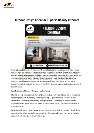 Interior Design Chennai – Sparse Beauty Interiors (13)