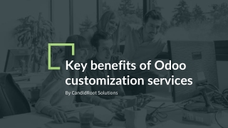 Key Benefits of Odoo Customization Services