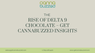 The Rise of Delta 9 Chocolate – Get CannaBuzzed Insights