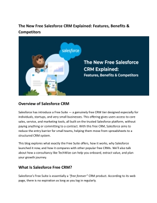 The New Free Salesforce CRM Explained_ Features, Benefits & Competitors