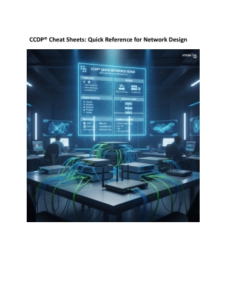CCDP® Cheat Sheets Quick Reference for Network Design