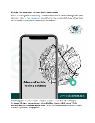 Mastering Fleet Management in Oman - A Step-by-Step Handbook[1]