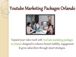 Youtube Marketing Packages Orlando