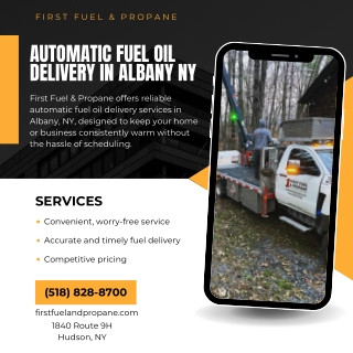 Automatic Fuel Oil Delivery in Albany NY  First Fuel & Propane