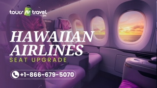 Hawaiian Airlines Seat Upgrades