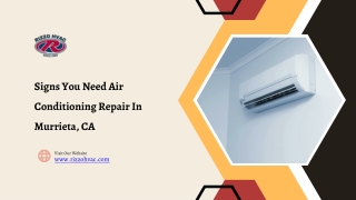 Signs You Need Air Conditioning Repair In Murrieta CA