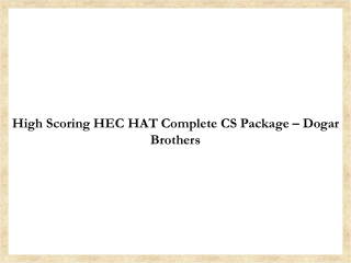Best High Scoring HAT Book for Smart Preparation – Dogar Brothers
