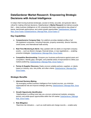 DataGardener Market Research_ Empowering Strategic Decisions with Actual Intelligence