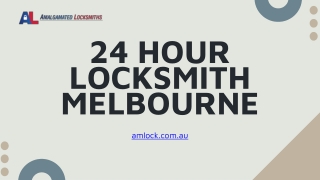 24 Hour Locksmith Melbourne - Amalgamated Locksmiths
