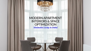 Modern Apartment Interiors & Space Optimization