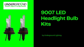 Reliable 9007 LED Bulb with OEM-Style Protection