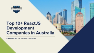 Top 10  ReactJS Development Companies in Australia