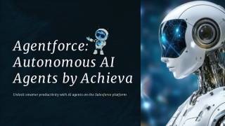 Agentforce Autonomous AI Agents by Achieva