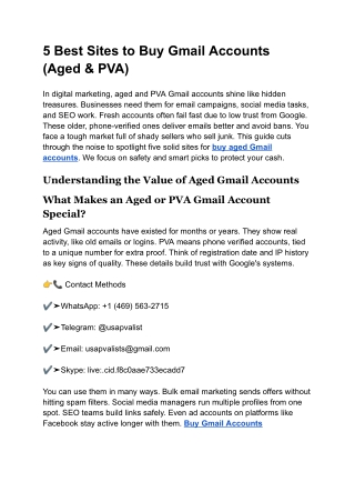 5 Best Sites to Buy Gmail Accounts (Aged & PVA) (1)