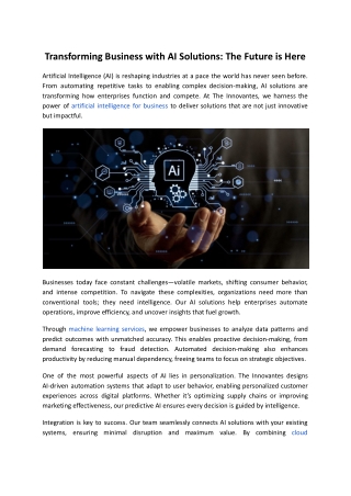 Transforming Business with AI Solutions_ The Future is Here.docx