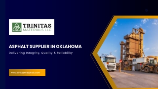 How an Asphalt Supplier in Oklahoma Supports Construction