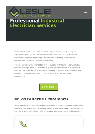industrial electrical melbourne